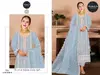 Dn 1258 A To D Mehboob Tex Organza Pakistani Salwar Suit Exporters in India
